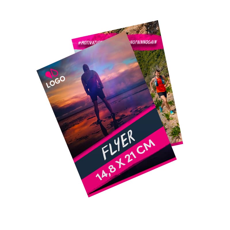 2500.00000 Flyers Publicitaires En Ligne A5 - Easyflyer